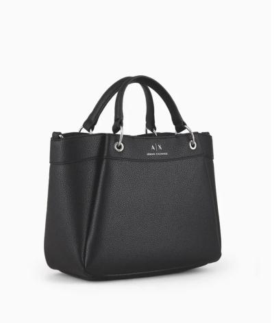 Borsa shopper sagomata media con doppi manici