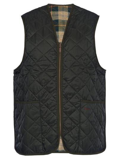 Gilet trapuntato/fodera con zip