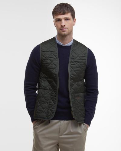 Gilet trapuntato/fodera con zip