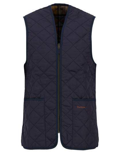 Gilet trapuntato/fodera con zip