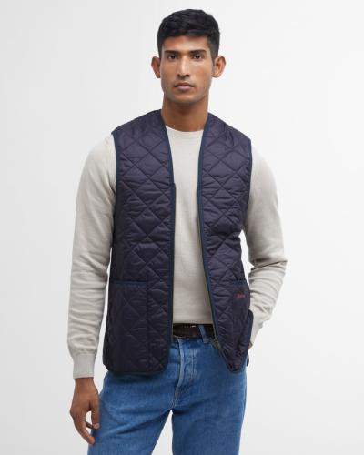 Gilet trapuntato/fodera con zip