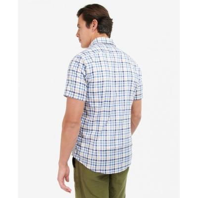 Camicia a maniche corte Barbour Kinson Tailored Fit da uomo