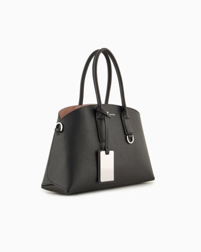 Borsa a mano media in pelle rigenerata Icon ASV