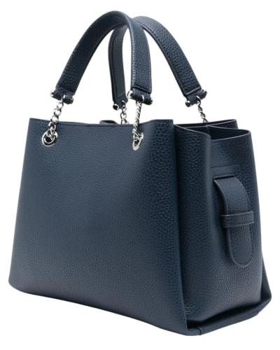 Borsa a mano effetto palmellato con charm aquila