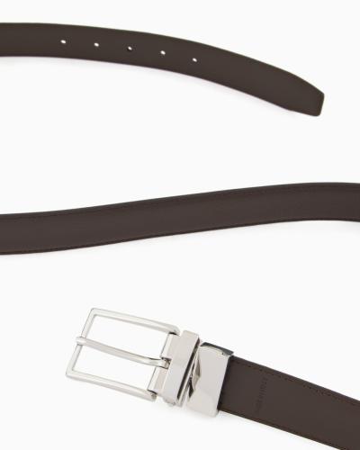 Cintura reversibile in pelle