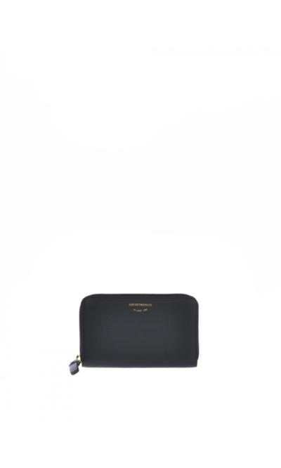 portafoglio da donna Emporio Armani con zip e logo