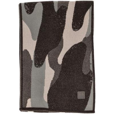 Sciarpa camouflage con bordi rifiniti