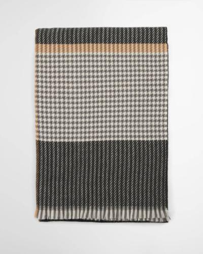 Sciarpa Melody con motivo a scacchi