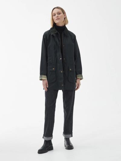 Giacca Tain Wax Verde Sage Barbour