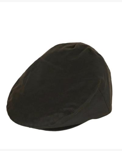 Wax Flat Cap green olive