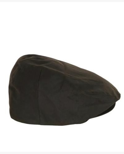 Wax Flat Cap green olive