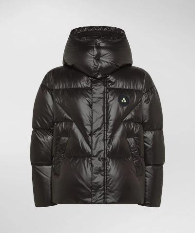 THUGGER LKS  Puffer jacket lucido con cappuccio