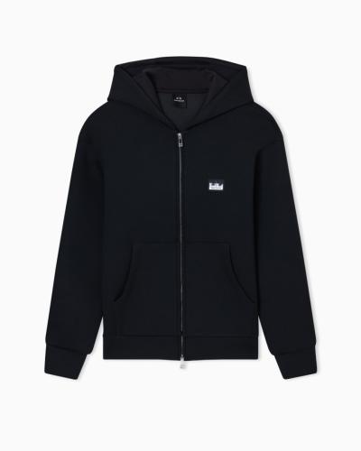 Felpa con cappuccio e zip