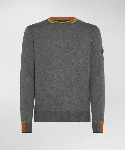 Maglione con dettagli colorati a contrasto