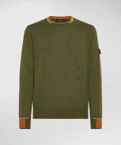 Maglione con dettagli colorati a contrasto