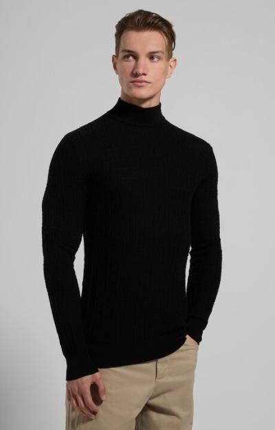 Maglia dolcevita uomo all-over