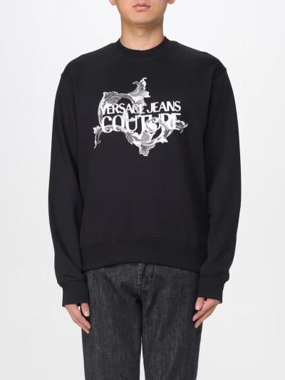 Felpa Versace Jeans Couture in cotone con logo