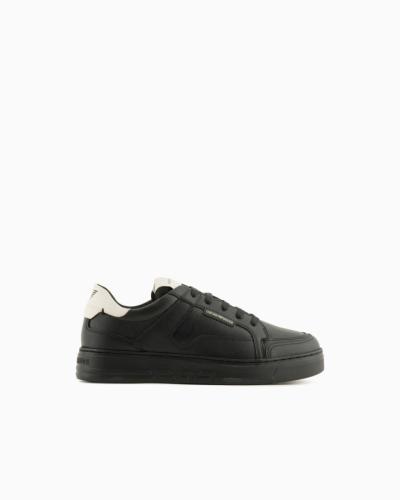 Sneakers in pelle martellata