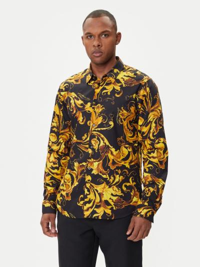 Camicia vestibilità slim Porcelain Barocco