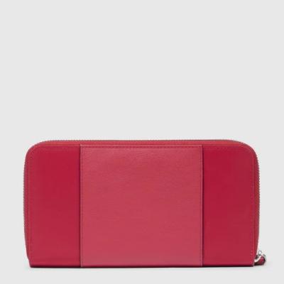 Portafoglio da donna grande con zip