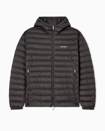 Piumino fullzip con cappuccio