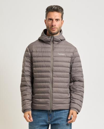 Piumino fullzip con cappuccio