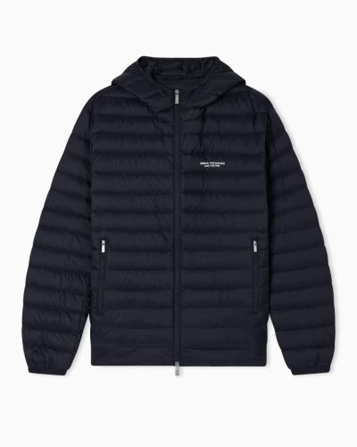Piumino fullzip con cappuccio