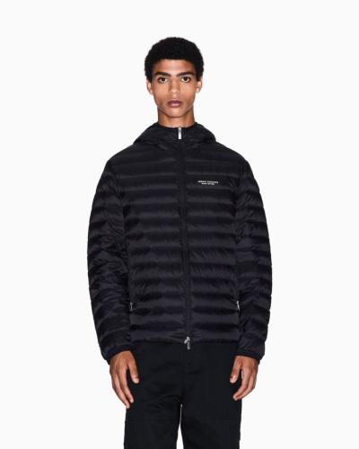 Piumino fullzip con cappuccio