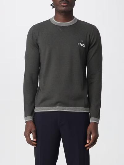 Maglione con logo ricamato