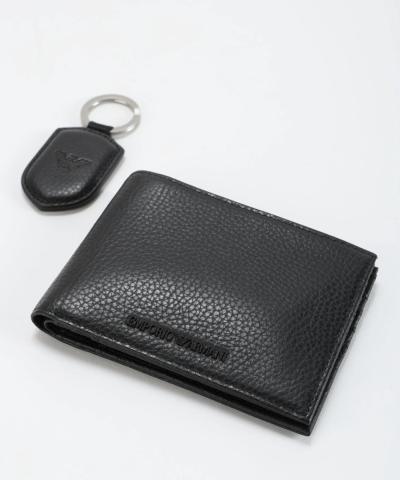 Set portafoglio e portachiavi