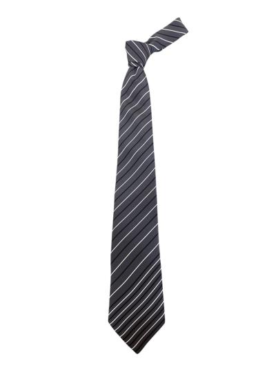 Cravatta tie in seta pura con motivo jacquard