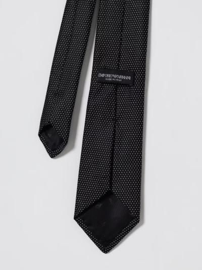 Cravatta in misto seta micro fantasia optical jacquard