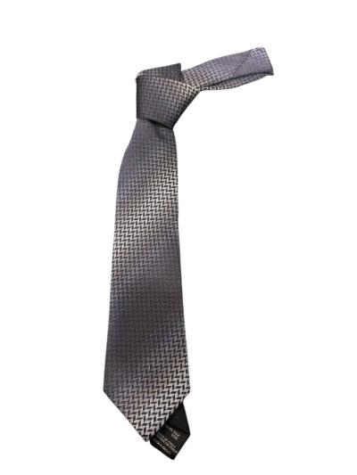 Cravatta in seta zig zag