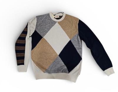MAGLIONE BOB BERT IN FIBRA MOHAIR CON MOTIVO GEOMETRICO