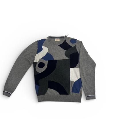 MAGLIONE BOB EZRA IN LANA MULTICOLORE