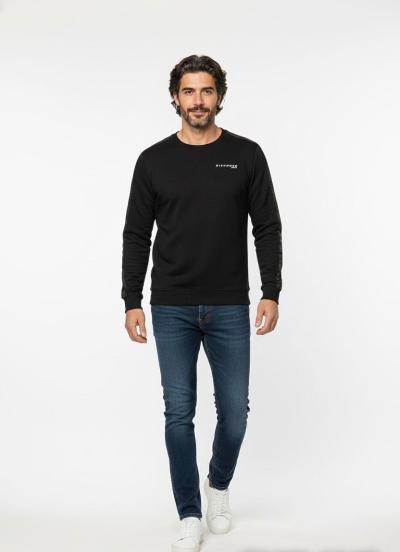RICHMOND BRANCO FELPA UOMO SWEATSHIRT HOMEM JOCARD JOHN