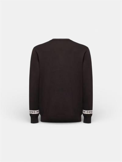 Maglione Uomo Girocollo Dettaglio Logo lettering su maniche 