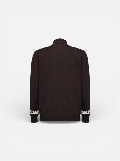 JOHN RICHMOND CARDIGAN CON ZIP IN MISTO VISCOSA