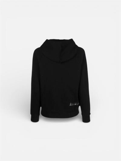 RICHMOND FELPA CON CAPPUCCIO E CERNIERA 