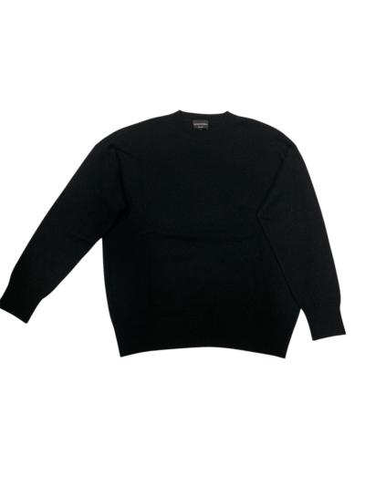 Maglione in cashmere nero