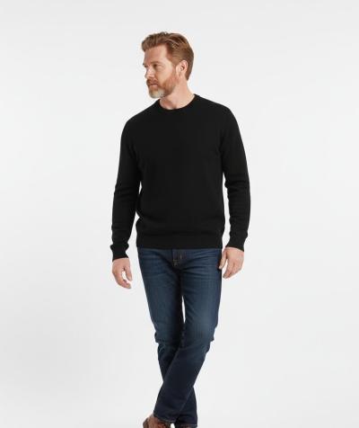 Maglione in cashmere nero