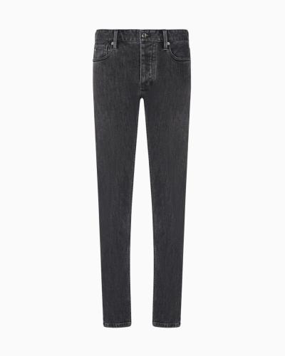 JEANS J75 SLIM FIT IN DENIM STRETCH LAVAGGIO CON PIETRA