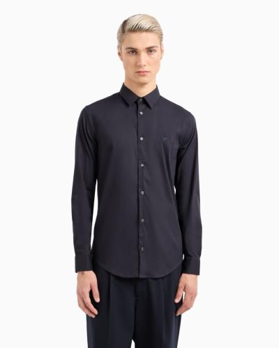 CAMICIA IN MISTO NYLON STRETCH