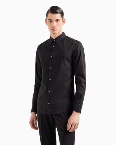 CAMICIA IN MISTO NYLON STRETCH