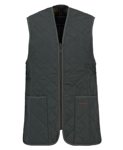 Gilet trapuntato/fodera con zip