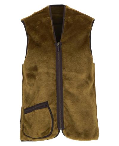 GILET/FODERA IN PILE CALDO CON CERNIERA