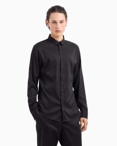 CAMICIA REGULAR FIT IN TESSUTO ULTRA ELASTICIZZATO