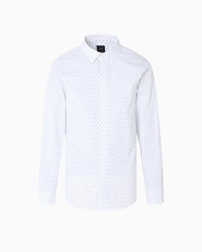 CAMICIA REGULAR FIT IN COTONE JACQUARD