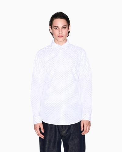 CAMICIA REGULAR FIT IN COTONE JACQUARD