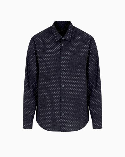 CAMICIA REGULAR FIT IN COTONE JACQUARD